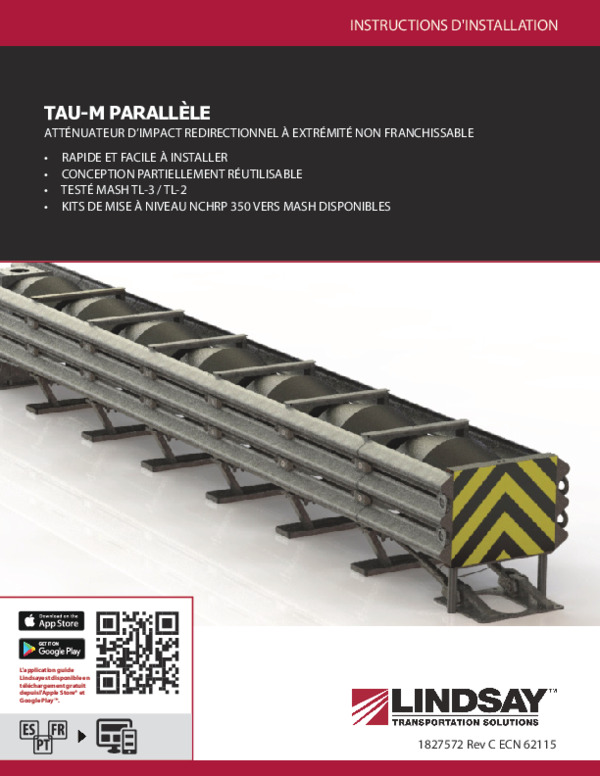 TAU-M Transitions Installation Manual - French